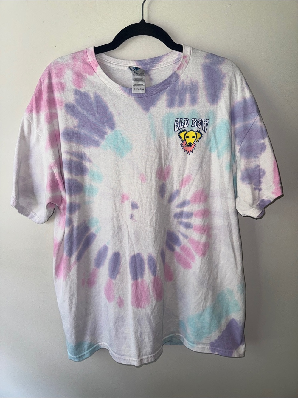 Old Row Pastel Tie-Dye The Good Boys Club T-Shirt - Pink, Purple & Teal